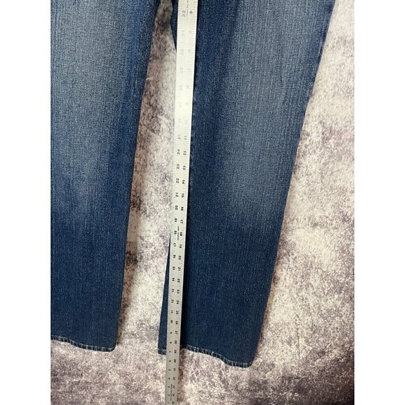 Lucky Brand Jeans Dungarees Blue Mid Rise Flare Regular Length 8/29 Western Y2K - Picture 5 of 12